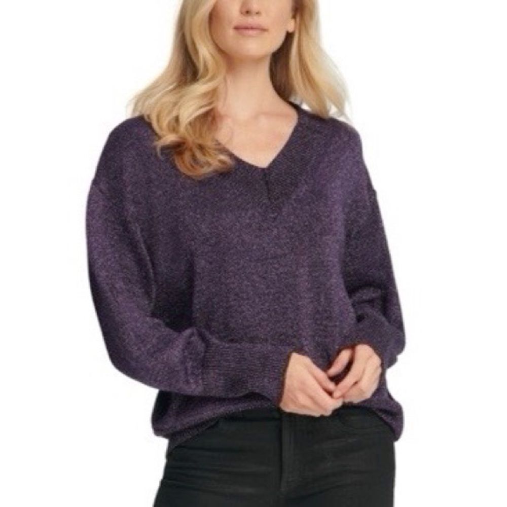 DKNY- Glitter-Speck Sweater